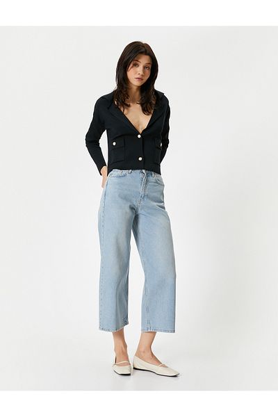 Koton Pantaloni de damă 3sal40020md Bleach