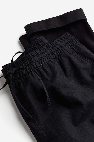 H&M Linen-blend joggers