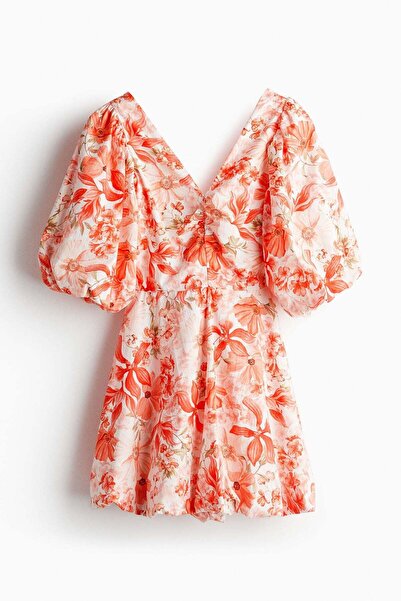H&M Tie-back puffy dress
