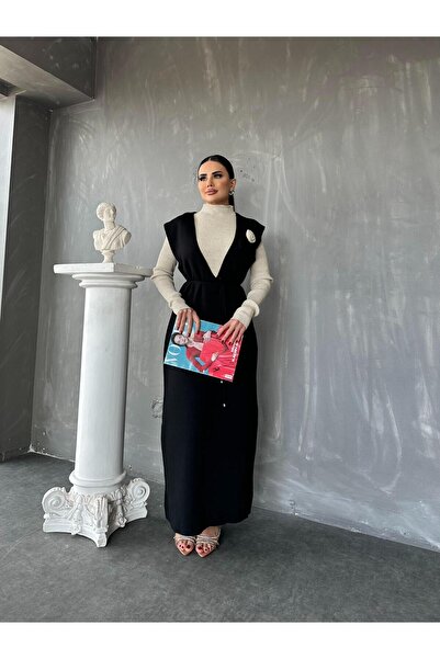 MAY MARA بدلة تريكو نسائية مقاس كبير مكونة من قطعتين