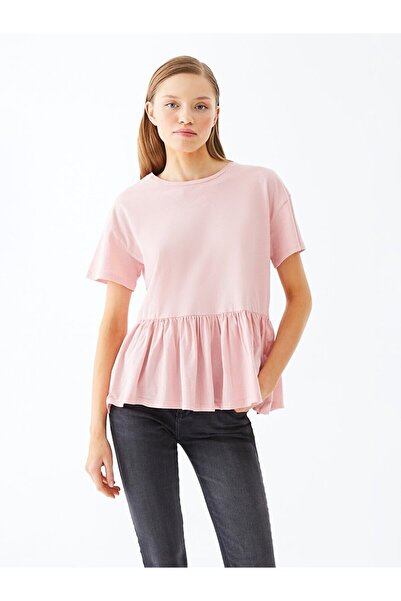 Ltb Μπλουζάκι λιλά με απαλό εφέ