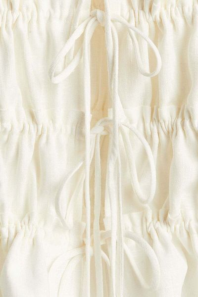 H&M Drawstring-detail strappy top