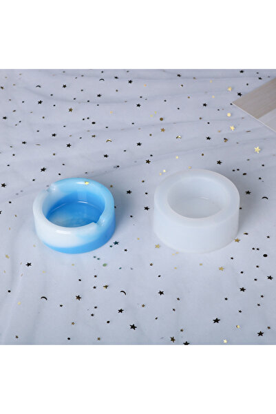 epoksi kalıp cank Yuvarlak Küllük Silikon Kalıbı 11 cm  Beton Silikon Kalıbı ...