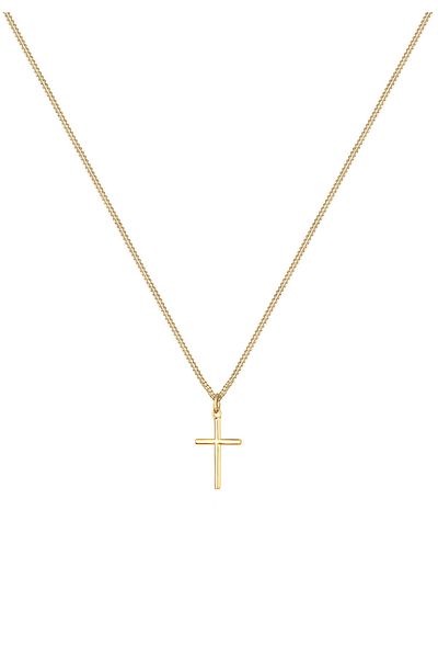 ELLI Necklace Ladies Cross Pendant Basic In 925 Sterling Silver