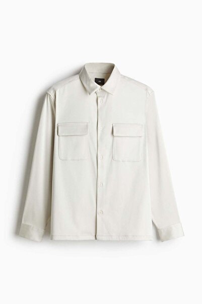 H&M Regular Fit Satin overshirt