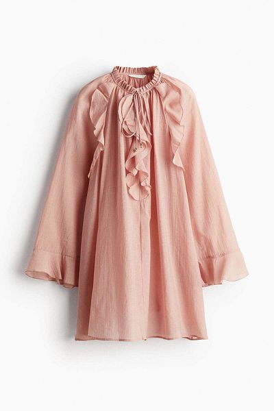 H&M Flounce-trimmed dress