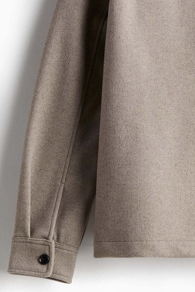H&M Regular Fit Zip-through overshirt
