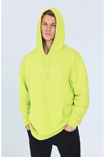 ECKO UNLTD - Ανδρικό φούτερ με κουκούλα HOLLIS Neon