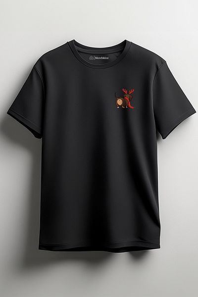 SM Satranç Medya Μπλουζάκι Unisex με στάμπα Merry Kissmyass Πρωτοχρονιάς