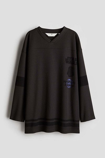 H&M Oversized Mesh T-shirt