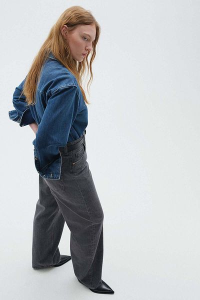 H&M Curvy Fit Baggy High Jeans