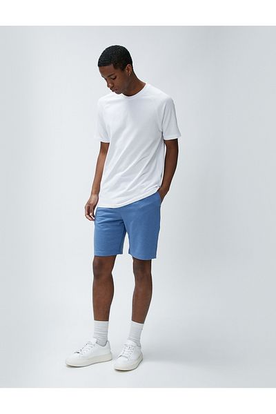 Koton Čipkované šortky do pása Slim Fit Pocket Detailed Bavlna
