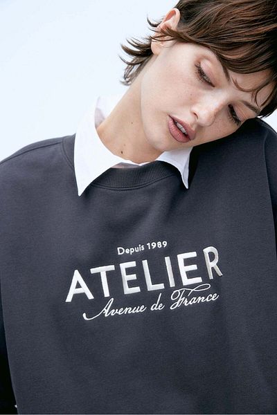 H&M Text-motif sweatshirt