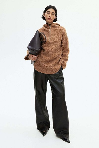 H&M Oversized fleece hoodie