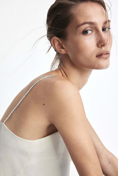 H&M Rhinestone-strap top