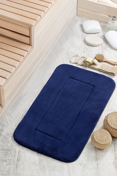 Casnack Πατάκι μπάνιου Wellpas Navy Blue Wellsoft 50x80 cm