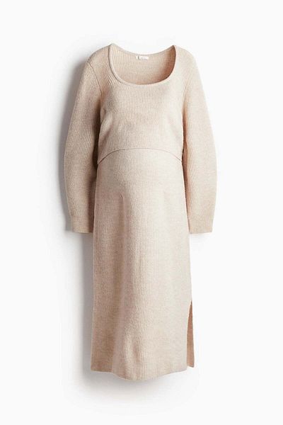 H&M MAMA 2-piece rib-knit set