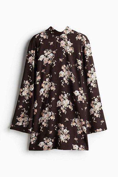H&M Tie-detail Open-back Dress