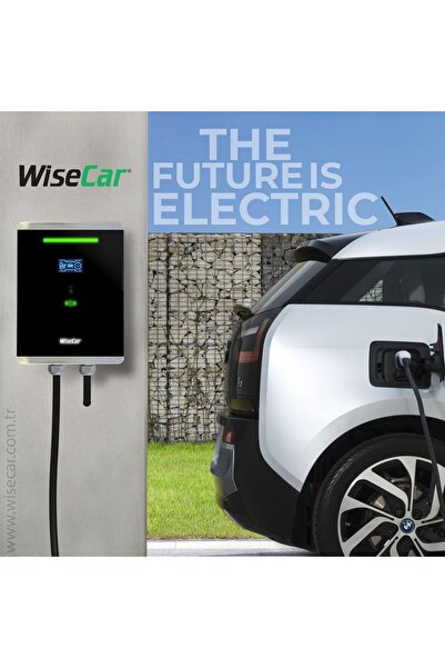 WiseCar Wt3 Smart 22 Kw Duvar Tipi RFID Kartlı Elektrikli Araç Şarj Istasyonu 5m Kablolu (Kartlı)