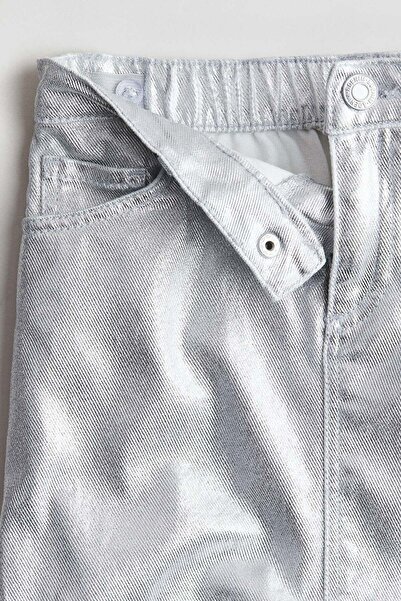 H&M Shimmering denim skirt