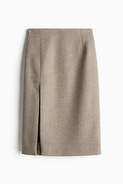 H&M Slit-front skirt