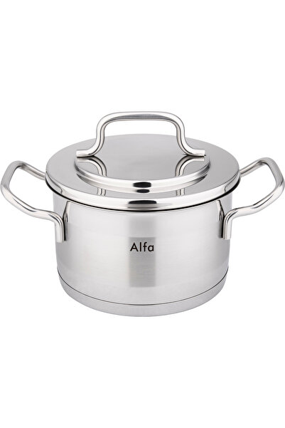Alfa 9-Piece Alfa Premium Cookware Set, 18/10 Cr/Ni Stainless Steel