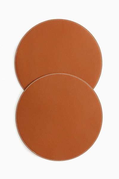 H&M 2-pack round place mats