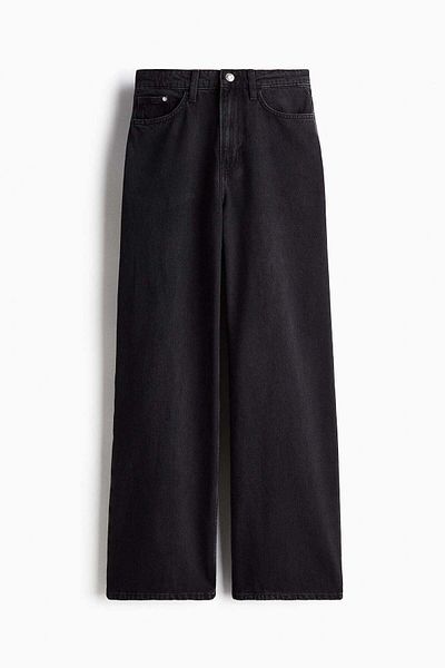 H&M Petite Length Wide Ultra High Jeans