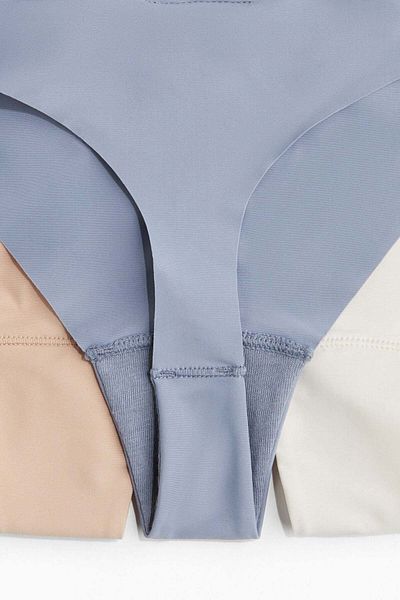 H&M 3-pack invisible thong briefs