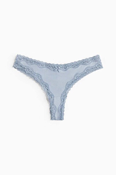 H&M 5-pack microfibre and lace Brazilian briefs