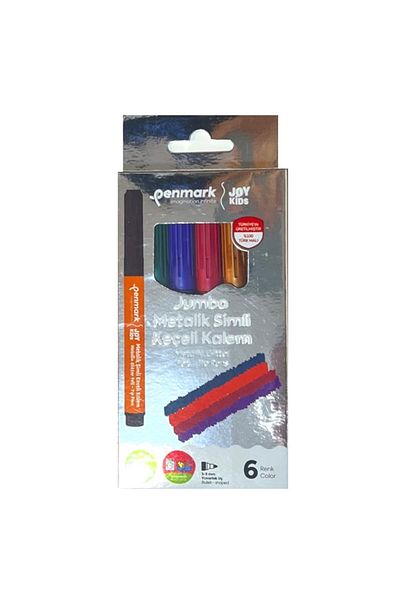 penmark 6-Color Jumbo Splint Pen Set - Metallic and Glitter