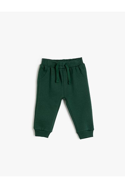 Koton Basic Jogger Sweatpants with Drawstring Pocket Tie Waist Cotton