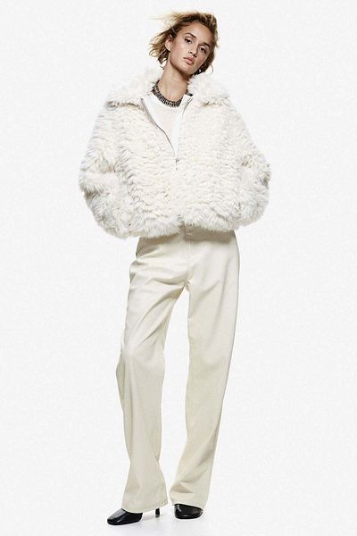 H&M Coated trousers