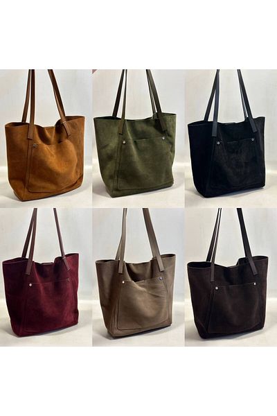 çkn sedat çakan çanta & fular & aksesuar Geanta tote model geanta de umar dama din piele intoarsa naturala