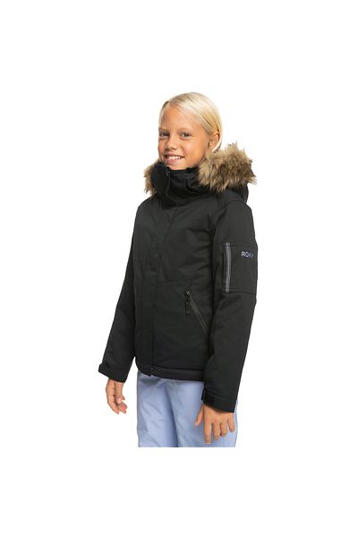 Roxy Girls Snowboard Jacket Meade Girl Jk Black Girls Snowboard Jacket Ergtj03157
