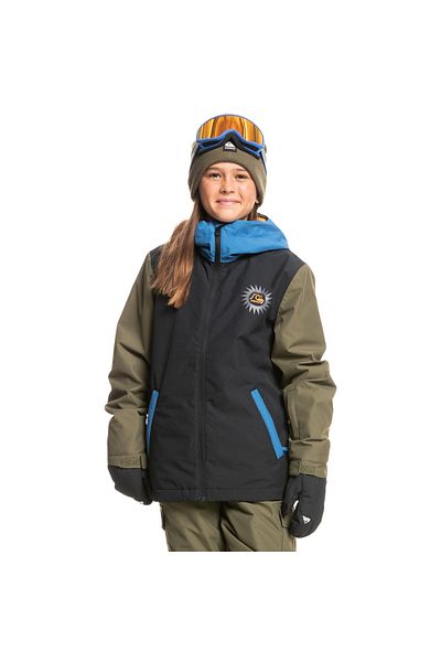 Quiksilver In the Hood Youth Jk Unisex Kids Snowboard Jacket Eqbtj03154