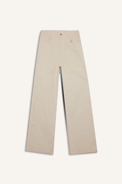 DeFacto Cordhose mit hoher Taille – weites, lockeres Bein mit gerader Tasche A4685ax24wn