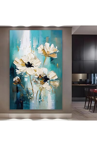 EMYA HOME Pictură pe pânză cu flori pastelate