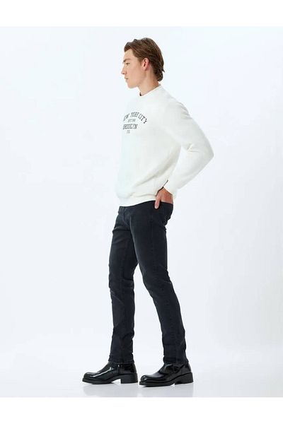 Koton Anthrazitfarbene Jeans für Herren – 5WAM40082ID