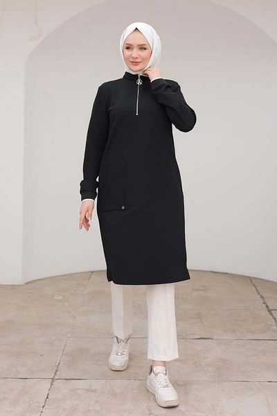 Armine TREND Ribbed Tunic with Sleeves-24Kt453