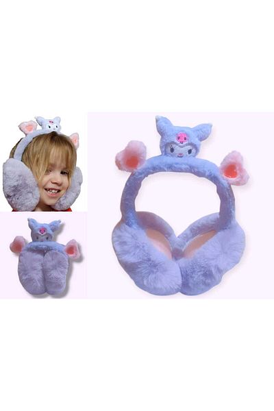 Eva Rose 3-12 Years Old Trendy Figured Folding Plush Earmuffs Children's Earmuffs Children's Winter Earmuffs