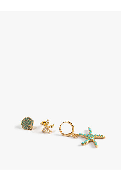 Koton Küpe Seti Deniz Temalı