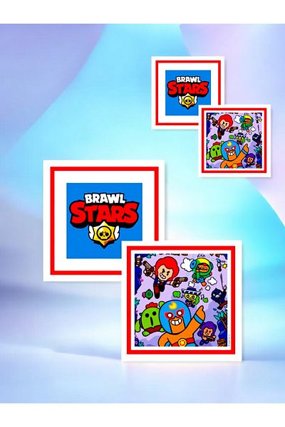 VibeHome 16 χαρτοπετσέτες με θέμα Brawl Stars - για πάρτι γενεθλίων και διασκεδαστικές εκδηλώσεις