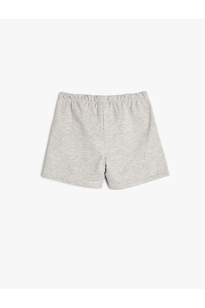 Koton Shorts Tie Waist Elastic Crab Print