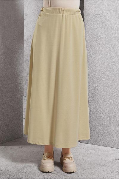 Alvina 60630 Model Elastic Waist Tracksuit Skirt