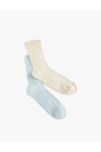 Koton Basic 2-Piece Socks Set Multicolored