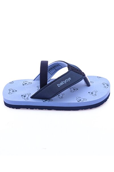 Babyoye Flip Flops With Back Strap Closure Koala Print - Blue