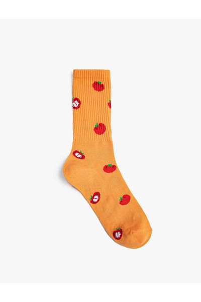 Koton Socket Socks Socket με μοτίβο Apple