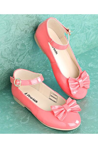 Pine kids Belly & Peep Toes - Red