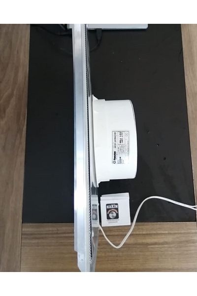 Hakim Havalandırma Aluminum White Painted Grille with Aspirator 35X25Cm